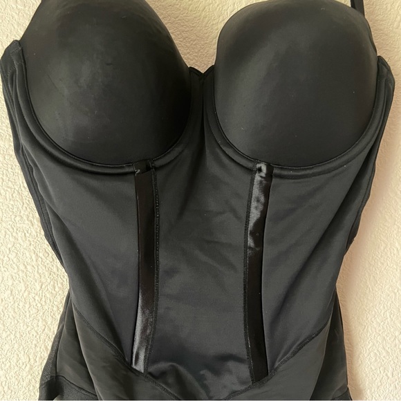 Ultra-Firm black Convertible Body Shaper With Built-In Underwire Bra Sz 40D - Picture 9 of 10